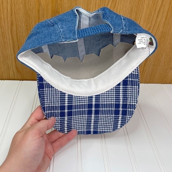 Vintage Disney Mickey Mouse Denim Strapback Hat - Picture 6 of 9